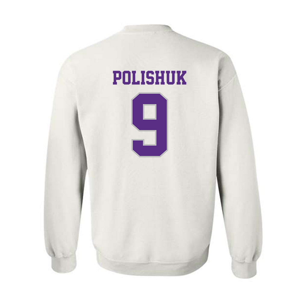Stonehill - NCAA Women's Volleyball : Gabrielle (Gabi) Polishuk - Classic Shersey Crewneck Sweatshirt-1