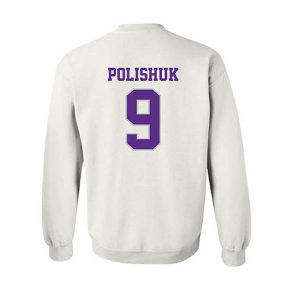 Stonehill - NCAA Women's Volleyball : Gabrielle (Gabi) Polishuk - Classic Shersey Crewneck Sweatshirt-1