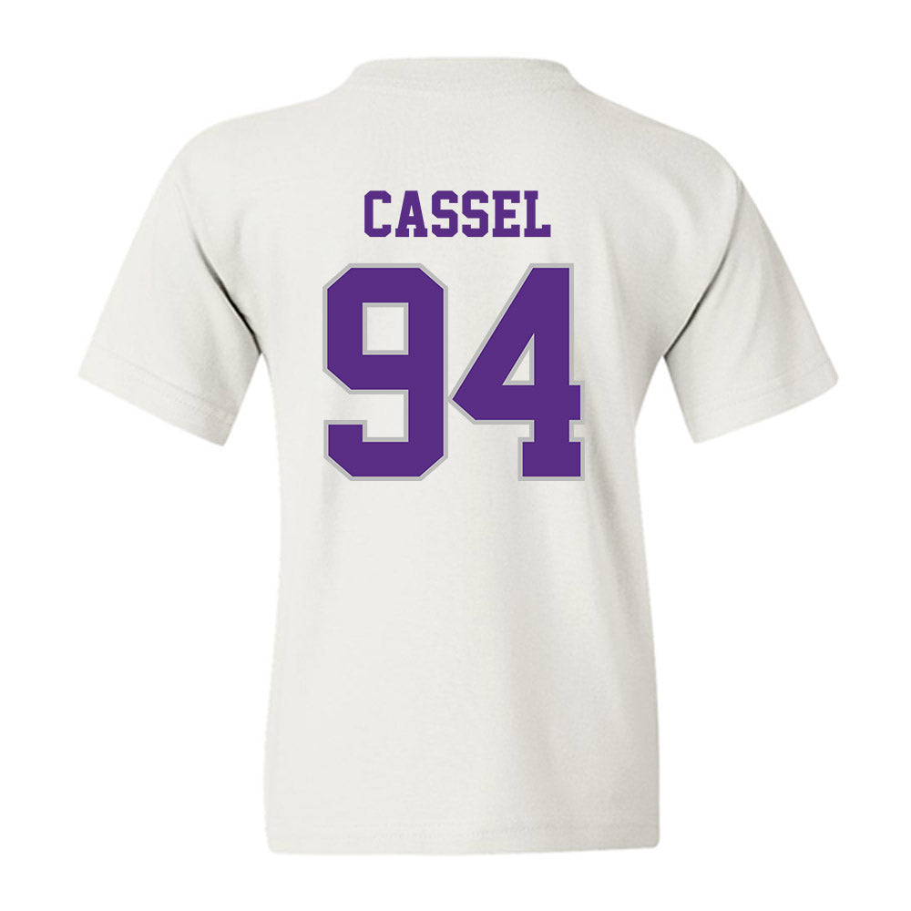 Stonehill - NCAA Football : Marcus Cassel - Classic Shersey Youth T-Shirt-1