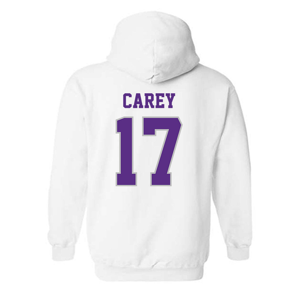 Stonehill - NCAA Women's Soccer : Katie Carey - Classic Shersey Hooded Sweatshirt-1