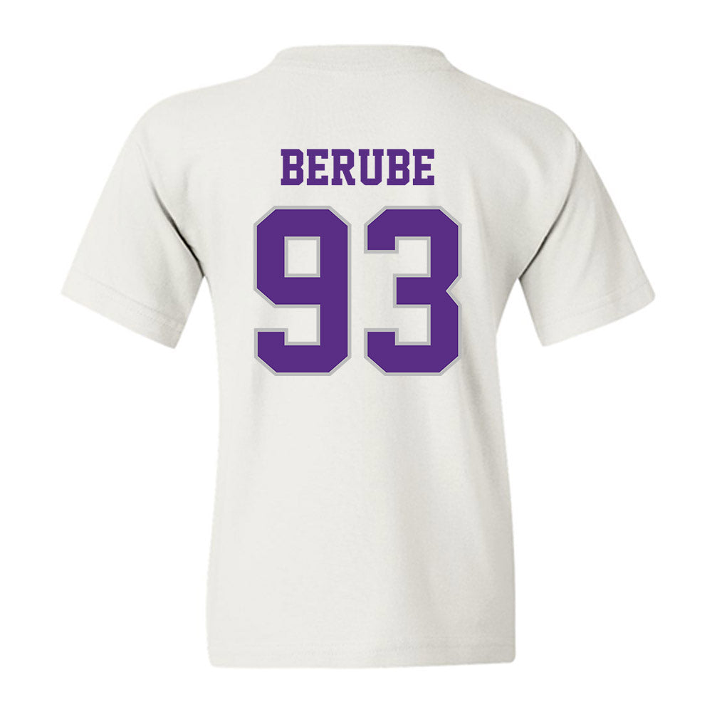 Stonehill - NCAA Football : Brenden Berube - Classic Shersey Youth T-Shirt-1