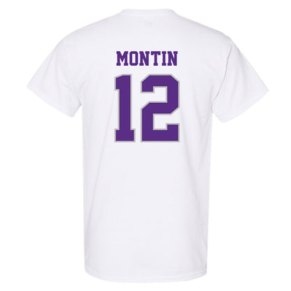 Stonehill - NCAA Men's Basketball : Eino Montin - Classic Shersey T-Shirt-1