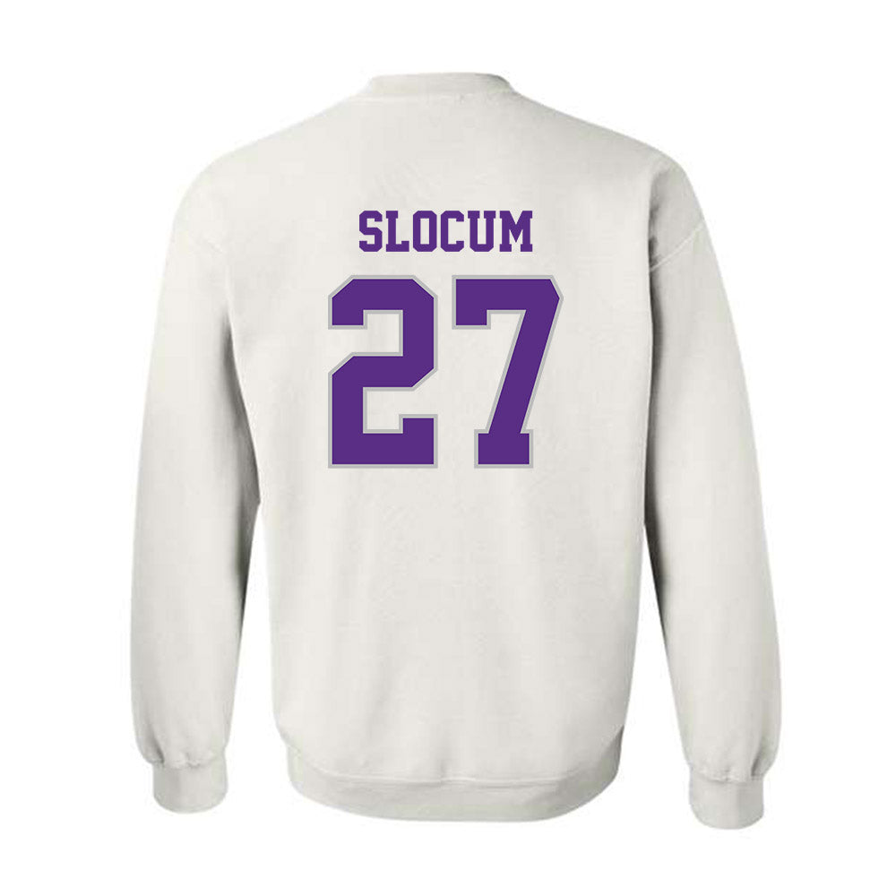 Stonehill - NCAA Women's Ice Hockey : Makenna Slocum - Classic Shersey Crewneck Sweatshirt-1