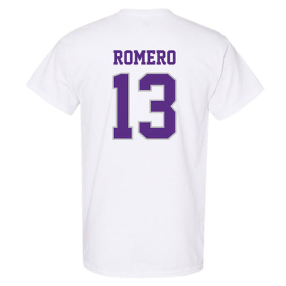 Stonehill - NCAA Baseball : Armanis Romero - Classic Shersey T-Shirt-1
