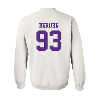 Stonehill - NCAA Football : Brenden Berube - Classic Shersey Crewneck Sweatshirt-1