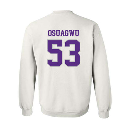 Stonehill - NCAA Football : Joshua Osuagwu - Classic Shersey Crewneck Sweatshirt-1