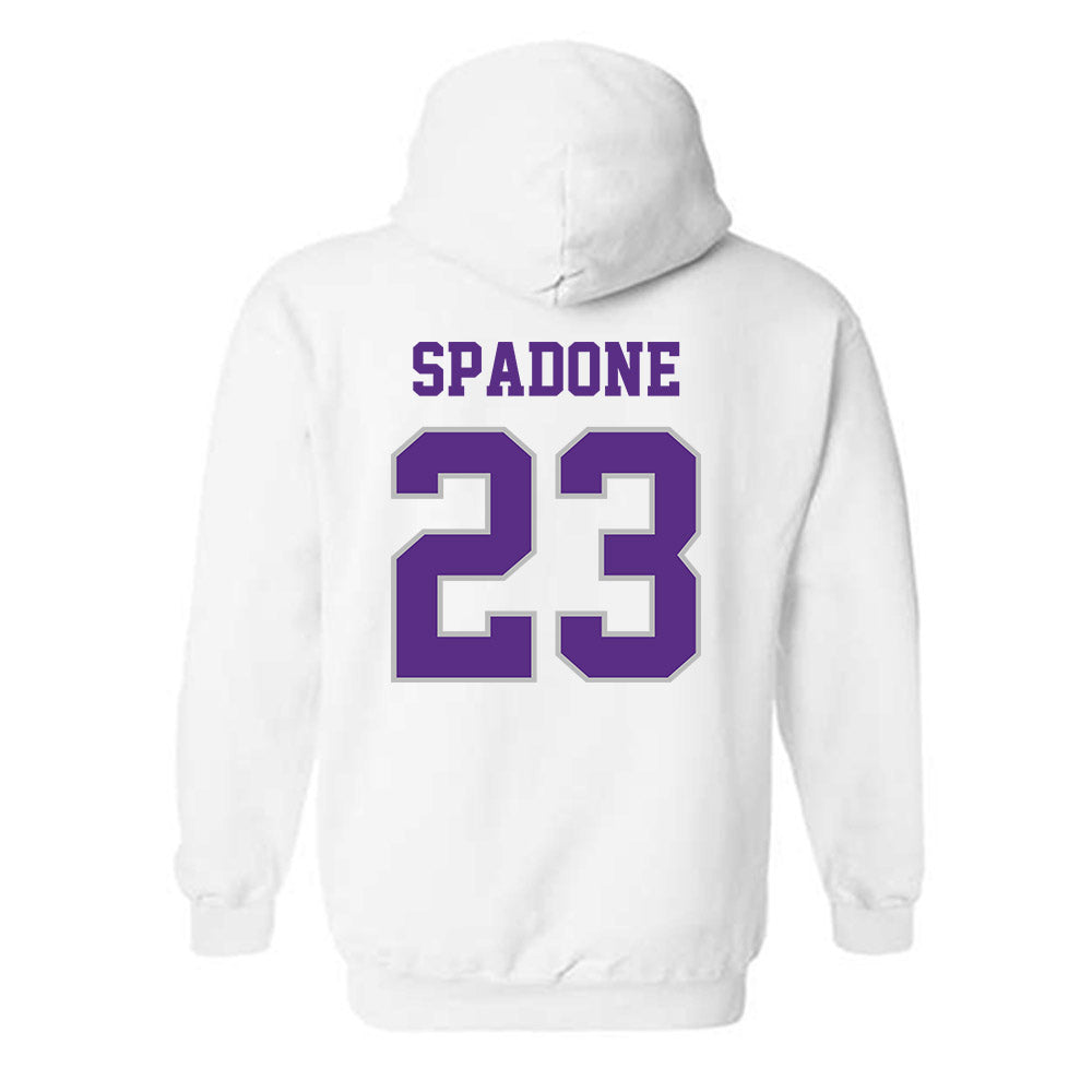 Stonehill - NCAA Women's Ice Hockey : Seina Spadone - Classic Shersey Hooded Sweatshirt-1