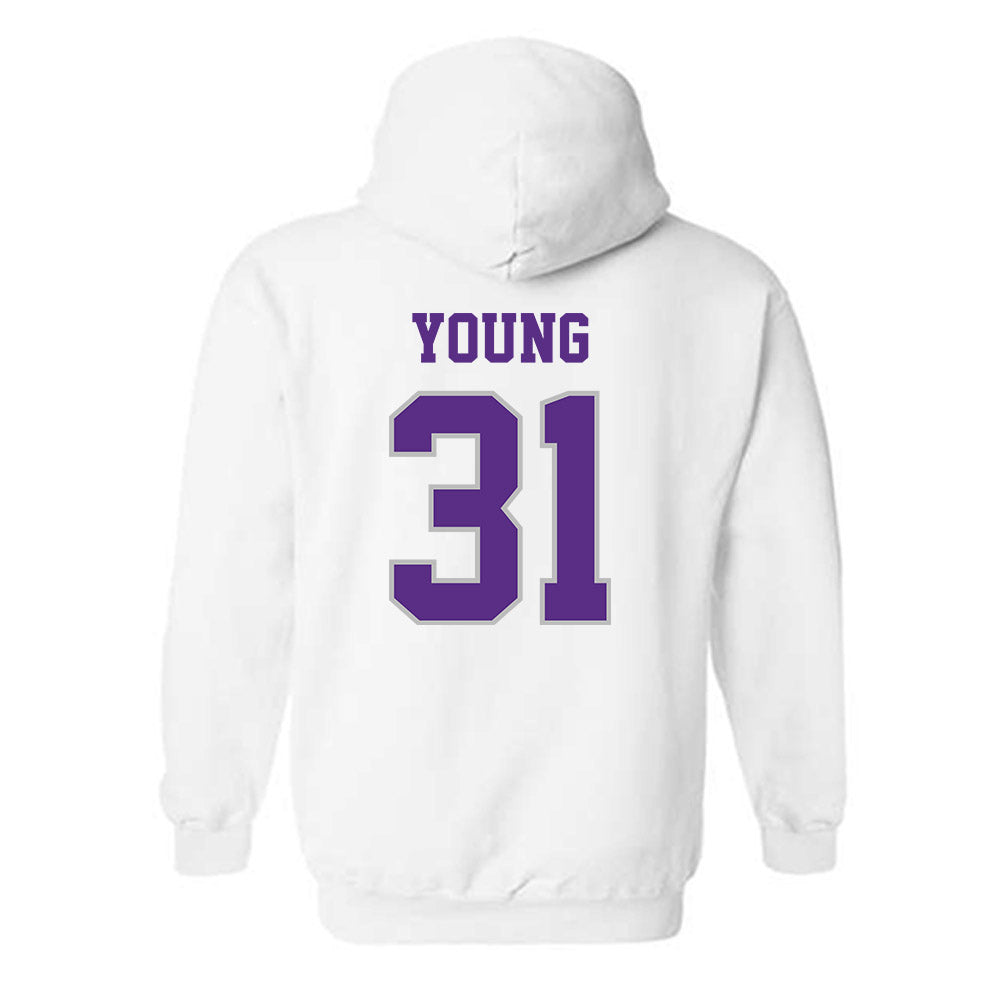 Stonehill - NCAA Football : Tyler Young - Classic Shersey Hooded Sweatshirt-1