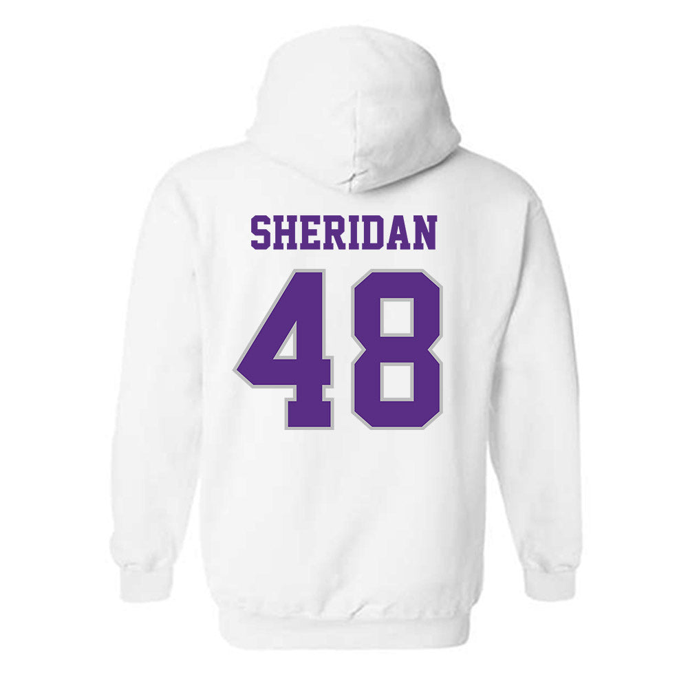Stonehill - NCAA Football : Kevin Sheridan - Classic Shersey Hooded Sweatshirt-1