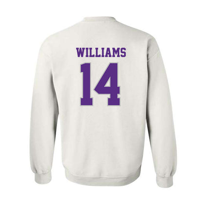 Stonehill - NCAA Football : Jahnez Williams - Classic Shersey Crewneck Sweatshirt-1