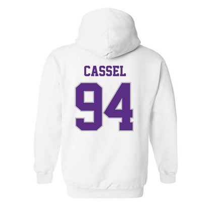 Stonehill - NCAA Football : Marcus Cassel - Classic Shersey Hooded Sweatshirt-1