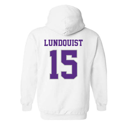 Stonehill - NCAA Baseball : Nick Lundquist - Classic Shersey Hooded Sweatshirt-1