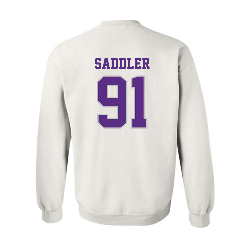Stonehill - NCAA Football : Marquan Saddler - Classic Shersey Crewneck Sweatshirt-1