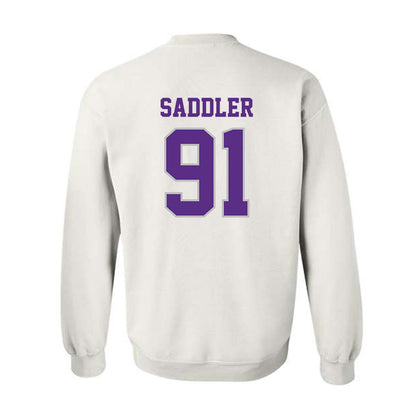 Stonehill - NCAA Football : Marquan Saddler - Classic Shersey Crewneck Sweatshirt-1