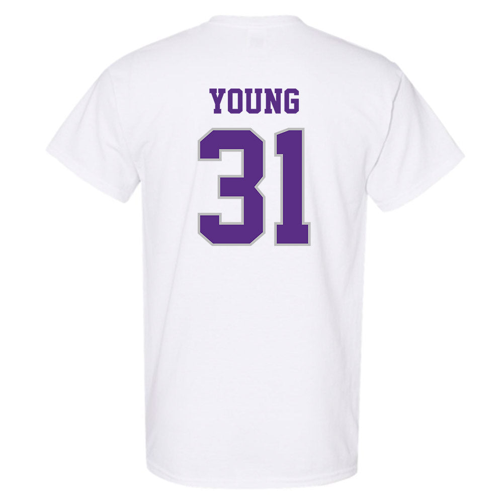 Stonehill - NCAA Football : Tyler Young - Classic Shersey T-Shirt-1