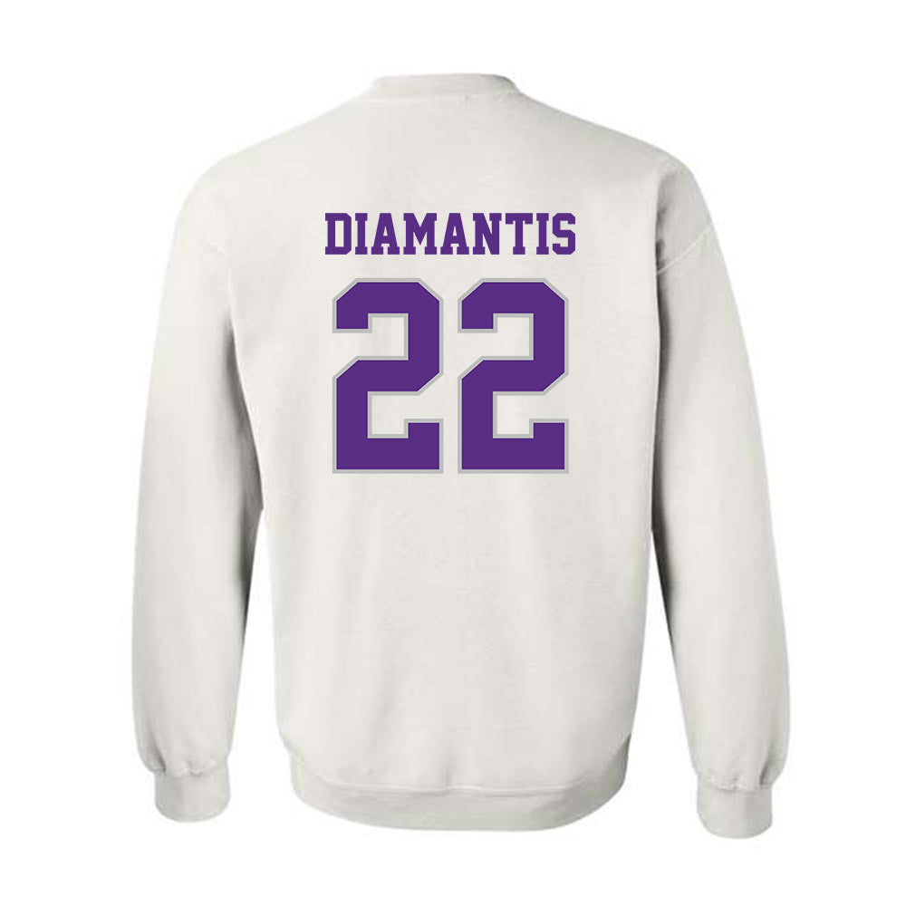 Stonehill - NCAA Men's Basketball : Charles Diamantis - Classic Shersey Crewneck Sweatshirt-1