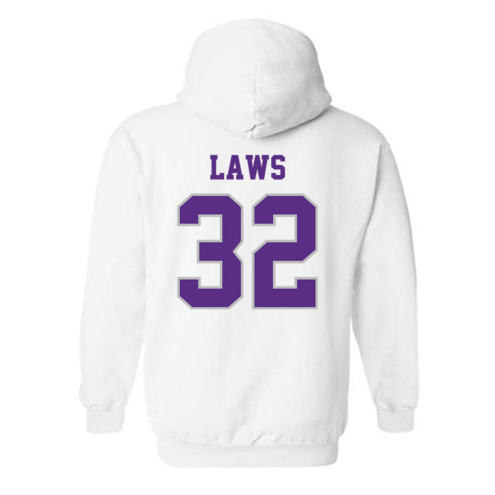 Stonehill - NCAA Football : Langdon Laws - Classic Shersey Hooded Sweatshirt-1