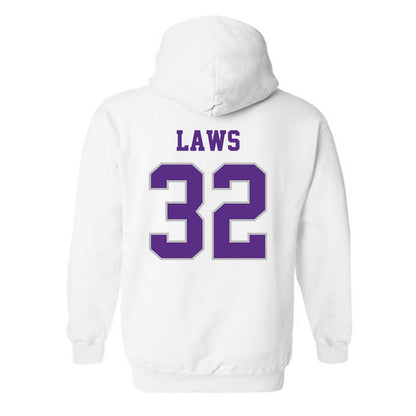 Stonehill - NCAA Football : Langdon Laws - Classic Shersey Hooded Sweatshirt-1