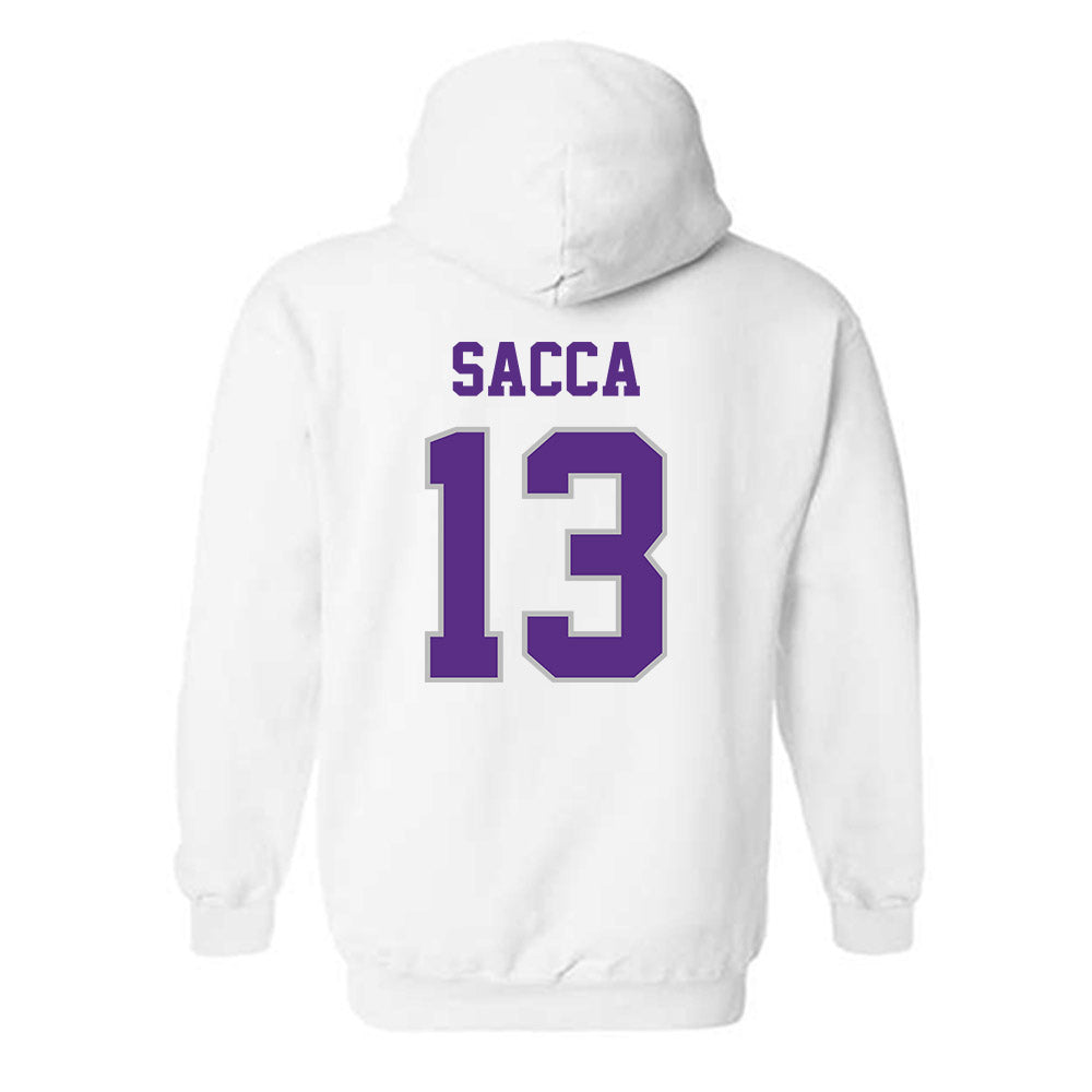 Stonehill - NCAA Women's Ice Hockey : Gracie Sacca - Classic Shersey Hooded Sweatshirt-1