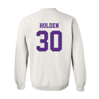 Stonehill - NCAA Men's Basketball : Anthony Holden - Classic Shersey Crewneck Sweatshirt-1