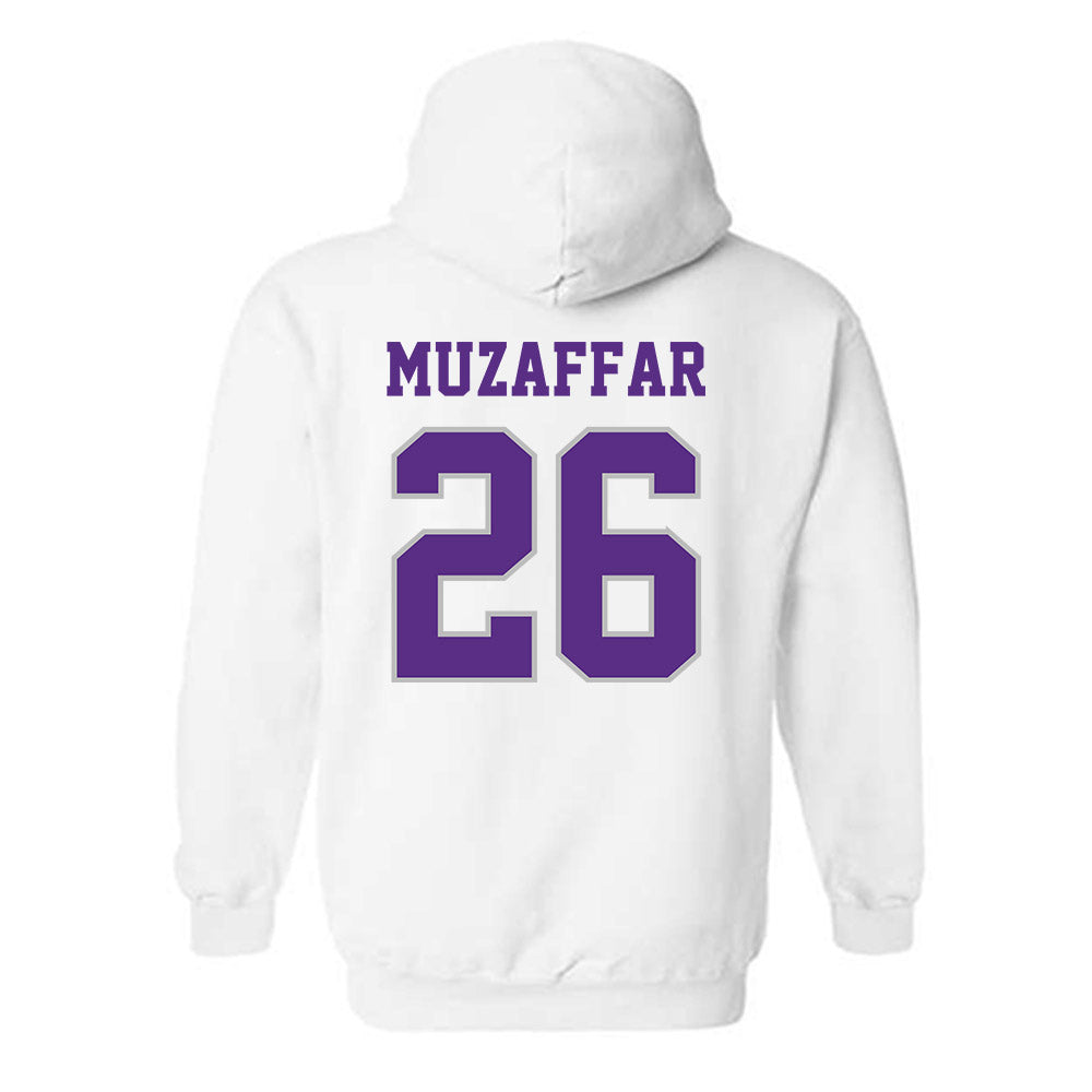 Stonehill - NCAA Men's Soccer : Amman Muzaffar - Classic Shersey Hooded Sweatshirt-1