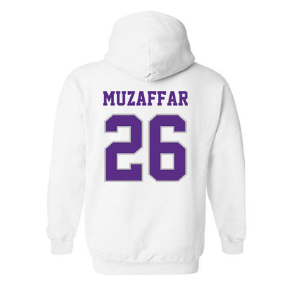 Stonehill - NCAA Men's Soccer : Amman Muzaffar - Classic Shersey Hooded Sweatshirt-1