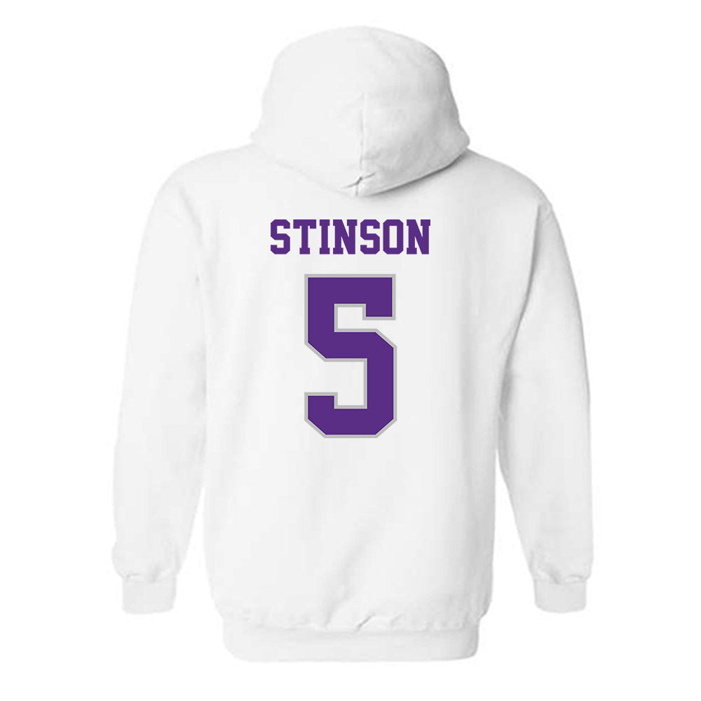  - NCAA Men's Basketball : Chas Stinson - Classic Shersey Hooded Sweatshirt-1