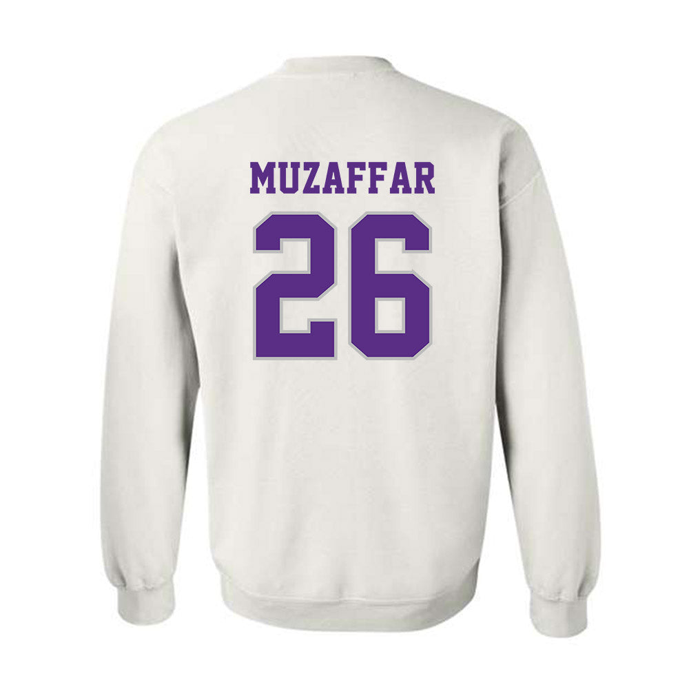 Stonehill - NCAA Men's Soccer : Amman Muzaffar - Classic Shersey Crewneck Sweatshirt-1