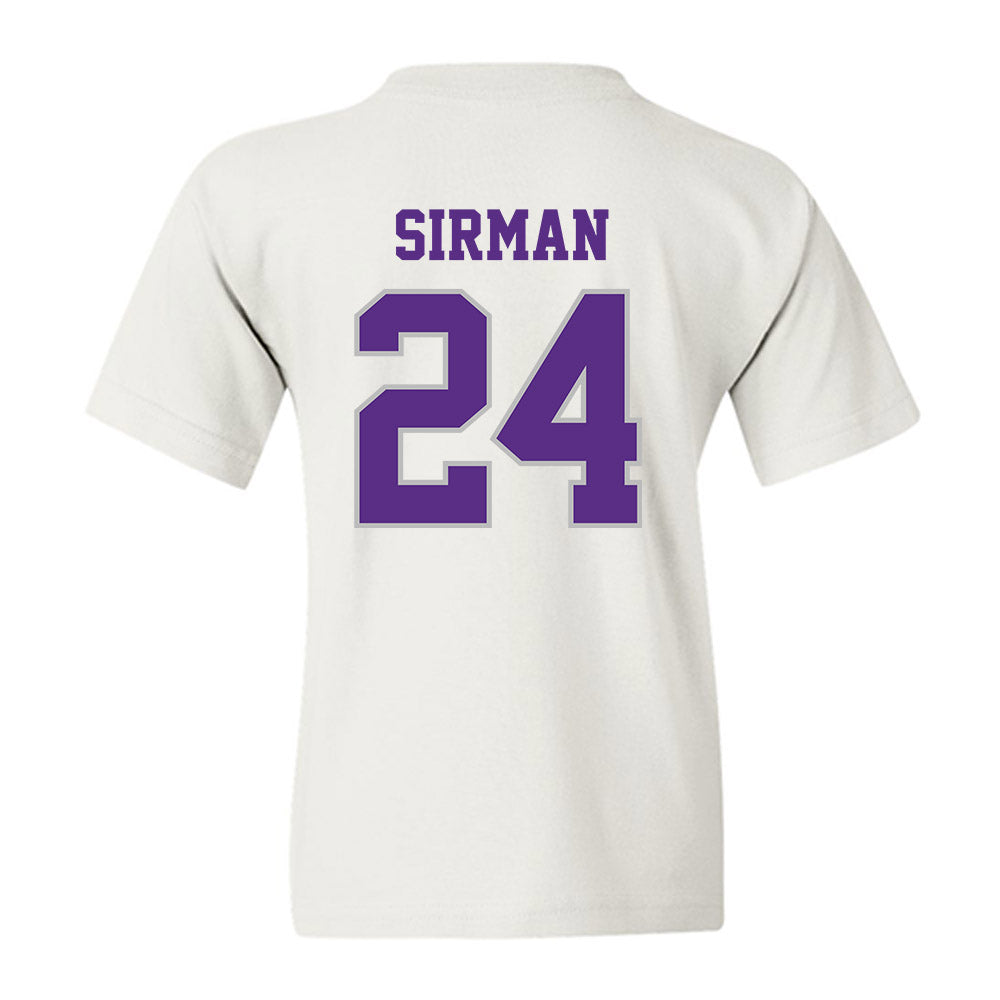 Stonehill - NCAA Football : Emory Sirman - Classic Shersey Youth T-Shirt-1