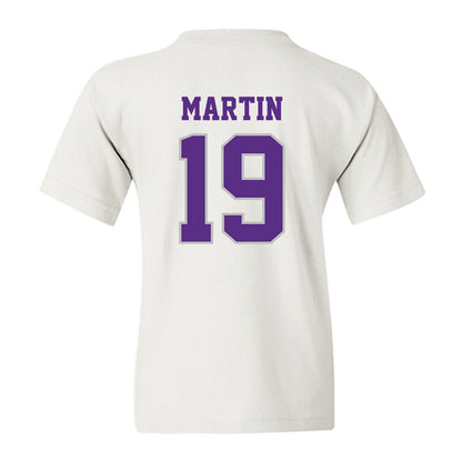 Stonehill - NCAA Baseball : Adam Martin - Classic Shersey Youth T-Shirt-1