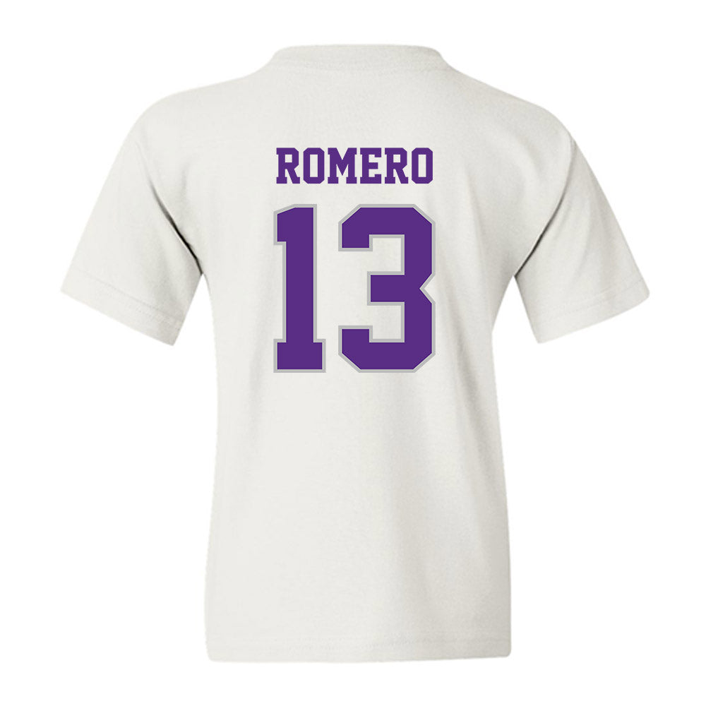 Stonehill - NCAA Baseball : Armanis Romero - Classic Shersey Youth T-Shirt-1