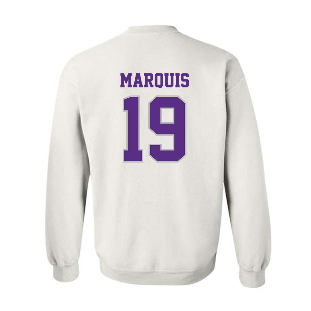 Stonehill - NCAA Men's Soccer : Ethan Marquis - Classic Shersey Crewneck Sweatshirt-1