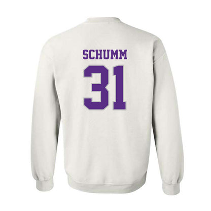 Stonehill - NCAA Women's Ice Hockey : Nicole Schumm - Classic Shersey Crewneck Sweatshirt-1