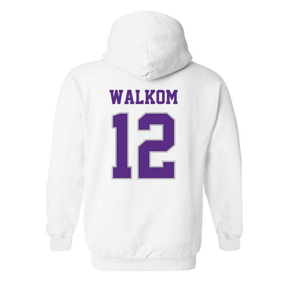 Stonehill - NCAA Women's Ice Hockey : Brianna Walkom - Classic Shersey Hooded Sweatshirt-1