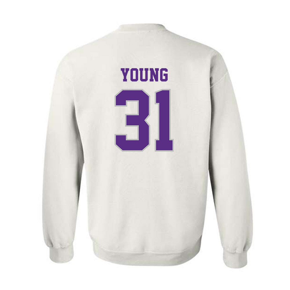 Stonehill - NCAA Football : Tyler Young - Classic Shersey Crewneck Sweatshirt-1