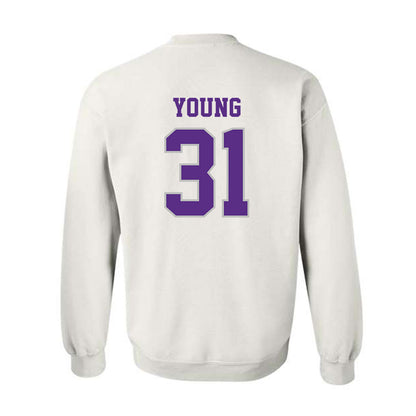 Stonehill - NCAA Football : Tyler Young - Classic Shersey Crewneck Sweatshirt-1