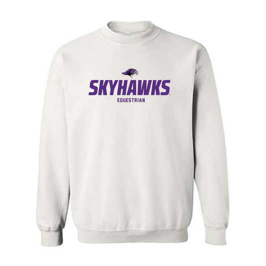 Stonehill - NCAA Equestrian : Cora Cotman - Classic Shersey Crewneck Sweatshirt-0