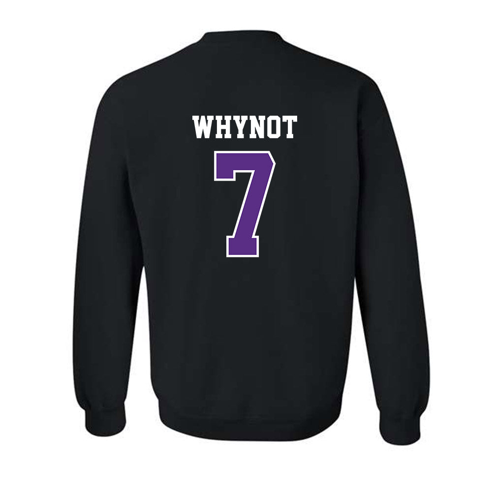 Stonehill - NCAA Women's Ice Hockey : Reagan Whynot - Classic Shersey Crewneck Sweatshirt-1
