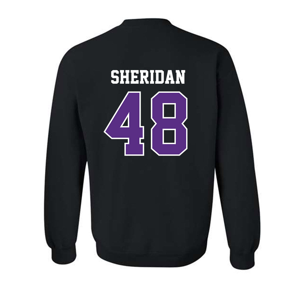 Stonehill - NCAA Football : Kevin Sheridan - Classic Shersey Crewneck Sweatshirt-1