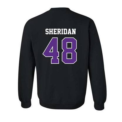 Stonehill - NCAA Football : Kevin Sheridan - Classic Shersey Crewneck Sweatshirt-1