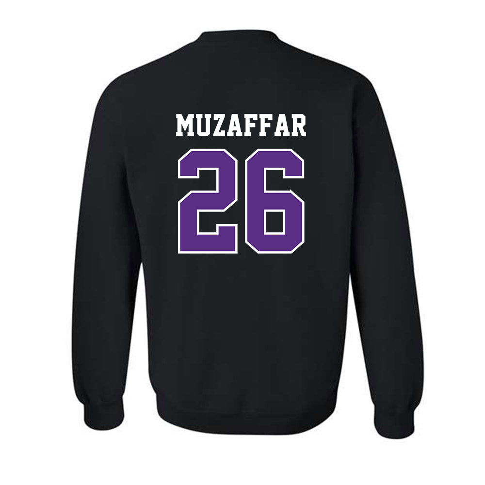 Stonehill - NCAA Men's Soccer : Amman Muzaffar - Classic Shersey Crewneck Sweatshirt-1