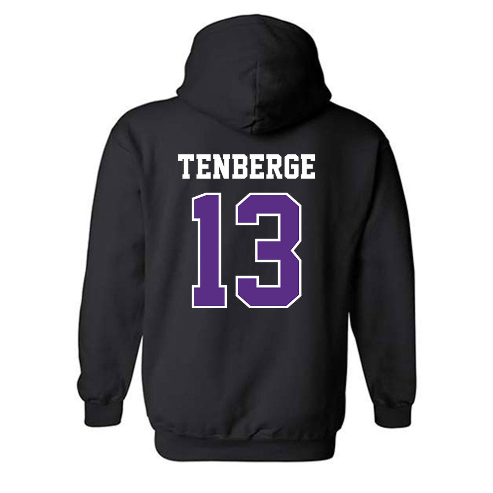 Stonehill - NCAA Men's Basketball : Jake TenBerge - Classic Shersey Hooded Sweatshirt-1