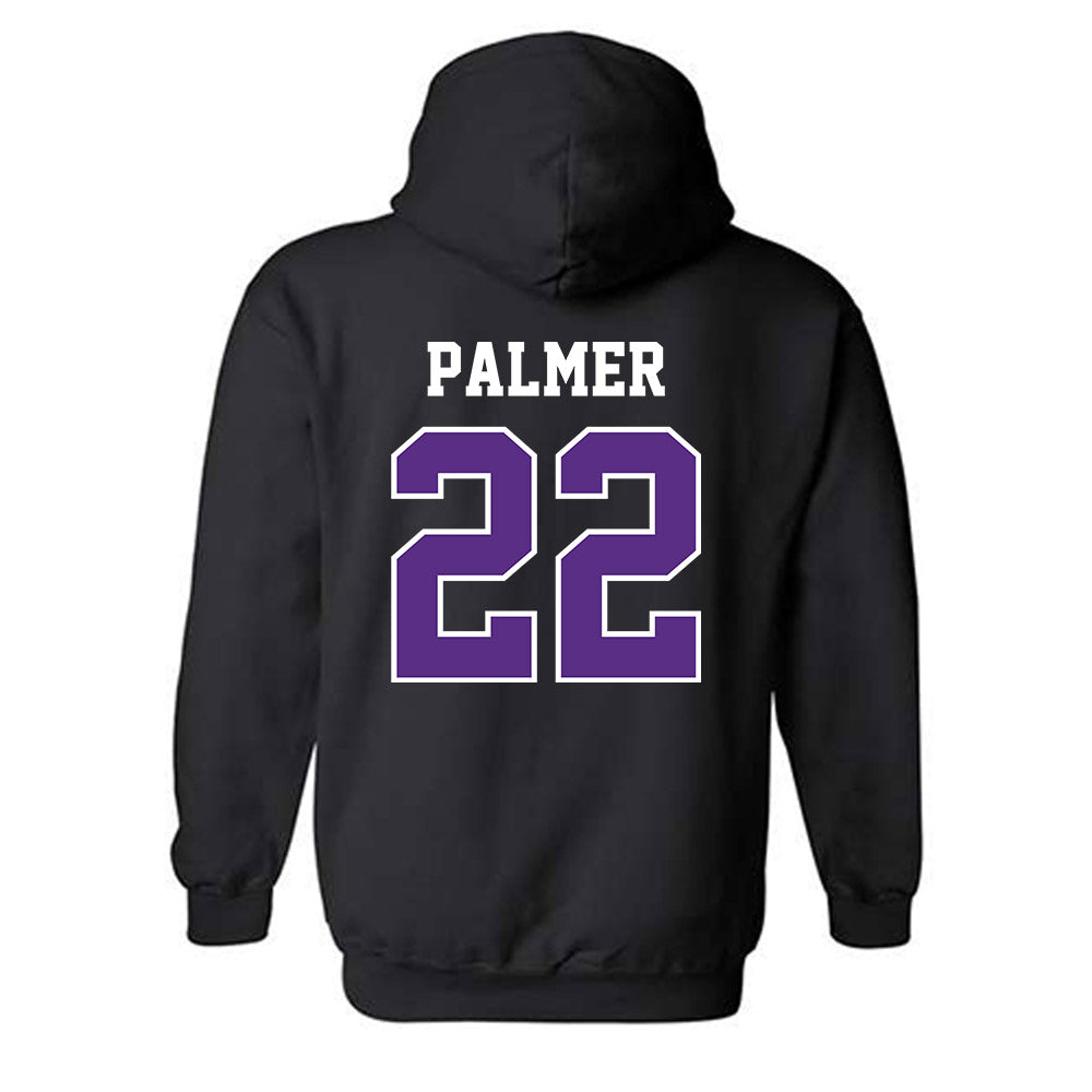Stonehill - NCAA Men's Ice Hockey : Jordin Palmer - Classic Shersey Hooded Sweatshirt-1