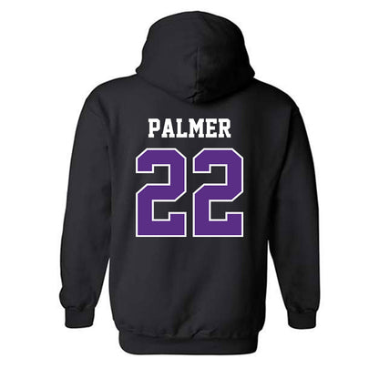 Stonehill - NCAA Men's Ice Hockey : Jordin Palmer - Classic Shersey Hooded Sweatshirt-1