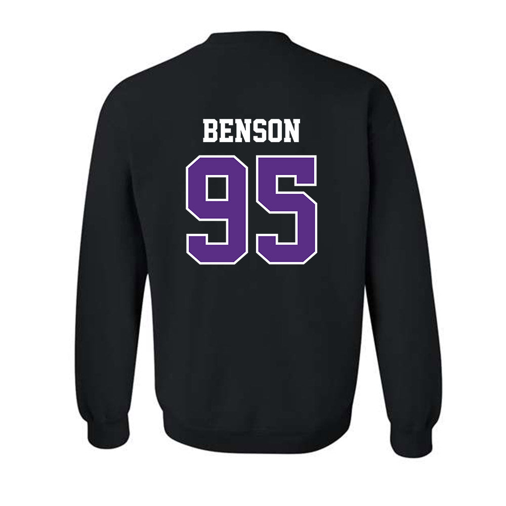 Stonehill - NCAA Football : Brian Benson - Classic Shersey Crewneck Sweatshirt-1