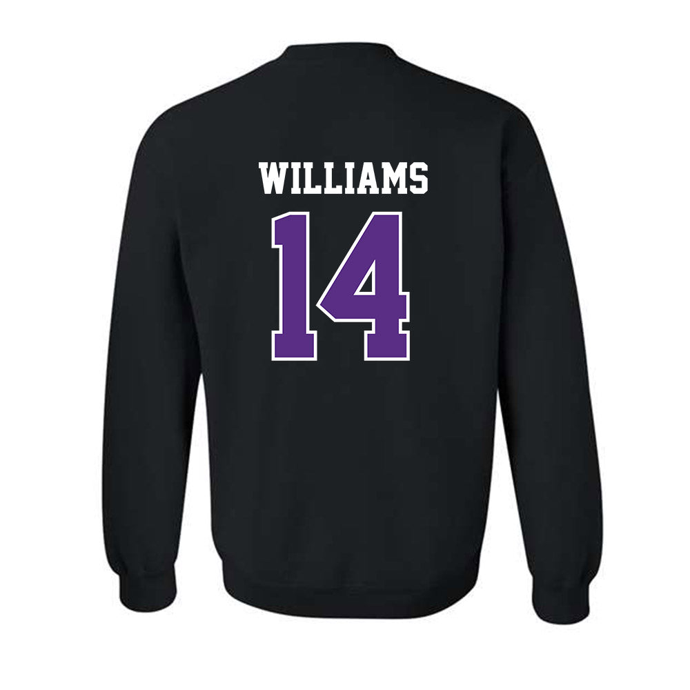 Stonehill - NCAA Football : Jahnez Williams - Classic Shersey Crewneck Sweatshirt-1