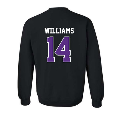 Stonehill - NCAA Football : Jahnez Williams - Classic Shersey Crewneck Sweatshirt-1