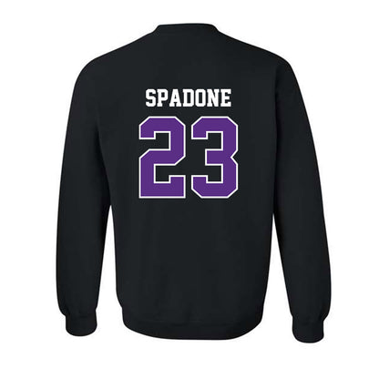 Stonehill - NCAA Women's Ice Hockey : Seina Spadone - Classic Shersey Crewneck Sweatshirt-1