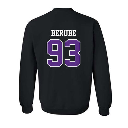 Stonehill - NCAA Football : Brenden Berube - Classic Shersey Crewneck Sweatshirt-1