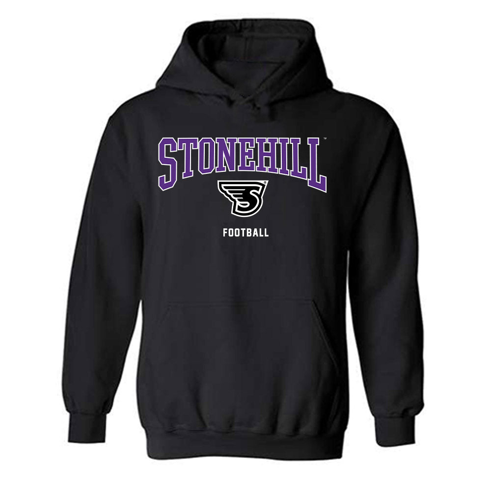Stonehill - NCAA Football : John Flynn - Classic Shersey Hooded Sweatshirt-0